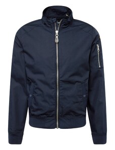 Schott NYC Prijelazna jakna tamno plava / narančasta / crna