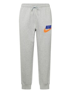 Nike Sportswear Hlače 'CLUB BB' ultra morsko plava / siva melange / narančasta