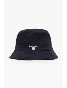 Pamučni šešir Barbour Cascade Bucket Hat boja: tamno plava, pamučni, MHA0615