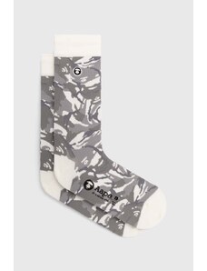 Čarape AAPE Basic Camo za muškarce, boja: bijela, ASO4293