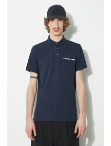 Pamučna polo majica Barbour Corpatch Polo boja: tamno plava, bez uzorka, MML1071