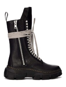 Visoke cipele Rick Owens x Dr. Martens 1918 Calf Length Boot za muškarce, boja: crna, DM01D7808