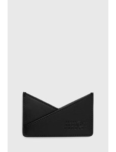 Kožni etui za kartice MM6 Maison Margiela Japanese 6 slg boja: crna, SA6UI0014