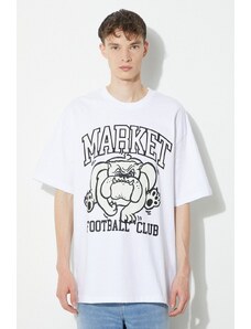 Pamučna majica Market Offensive Line Uv T-Shirt za muškarce, boja: bijela, s tiskom, 399001776