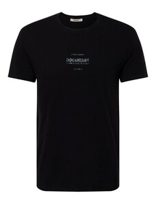 Zadig & Voltaire Majica 'JETTY' svijetlosiva / crna
