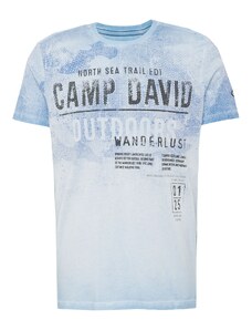 CAMP DAVID Majica 'North Sea Trail' plava / svijetloplava / crna