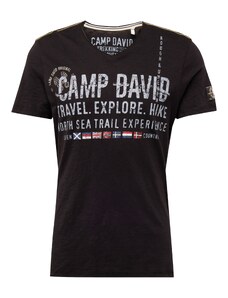 CAMP DAVID Majica 'North Sea Trail' opal / crvena / crna / bijela