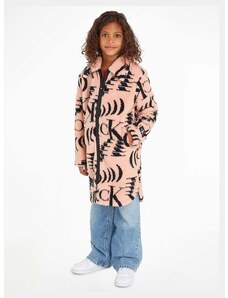 Dječji kaput Calvin Klein Jeans boja: ružičasta