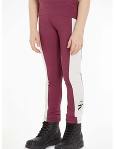 Dječje tajice Calvin Klein Jeans boja: bordo, s uzorkom