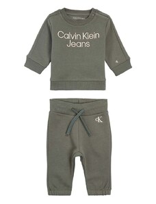 Trenirka za bebe Calvin Klein Jeans boja: zelena