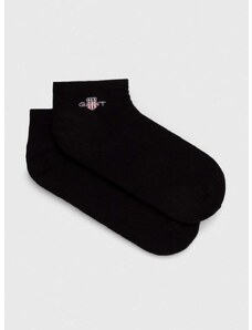 Čarape Gant boja: crna