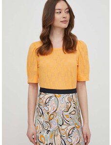 Majica kratkih rukava Mos Mosh za žene, boja: narančasta