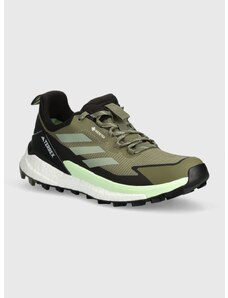 Cipele adidas TERREX Free Hiker 2 Low GTX za muškarce, boja: zelena, IE5104