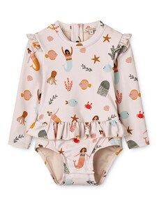 Jednodijelni kupaći kostim za bebe Liewood Sille Baby Printed Swimsuit