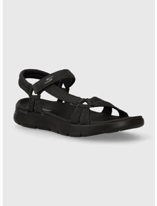 Sandale Skechers GO WALK FLEX za žene, boja: crna