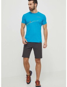 Majica kratkih rukava LA Sportiva Trail za muškarce, s tiskom, F27614614