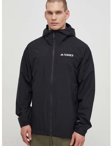 Kišna jakna adidas TERREX Multi 2L RAIN.RDY za muškarce, boja: crna, IP1435