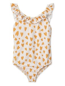 Dječji jednodijelni kupaći kostim Liewood Kallie Printed Swimsuit boja: žuta
