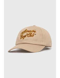 Pamučna kapa sa šiltom Billionaire Boys Club Script Logo Embroidered boja: bež, s aplikacijom, B24144