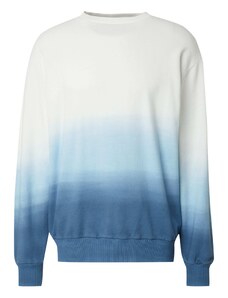 ABOUT YOU x Kevin Trapp Sweater majica 'Lukas' plava / svijetloplava / bijela