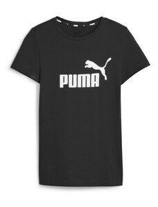 PUMA Majica 'Essentials' crna / bijela