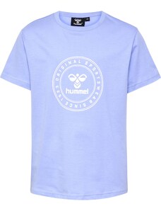 Hummel Tehnička sportska majica 'Tres' pastelno plava / bijela