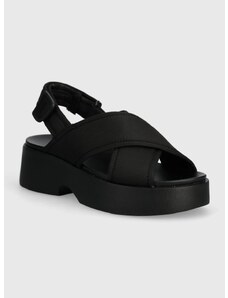 Sandale Camper Tasha za žene, boja: crna, s platformom, K201610.001