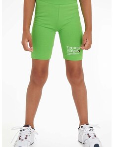 Dječje kratke hlače Tommy Hilfiger Boja: zelena, glatki materijal