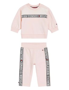 Trenirka za bebe Tommy Hilfiger boja: ružičasta