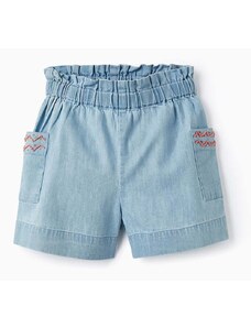 Dječje pamučne kratke hlače zippy bez uzorka