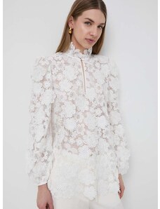 Bluza Luisa Spagnoli za žene, boja: bijela, bez uzorka