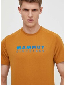 Sportska majica kratkih rukava Mammut Trovat Logo boja: narančasta, s tiskom