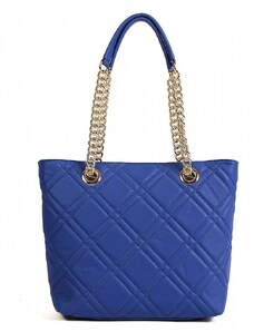 Luksuzna Talijanska torba od prave kože VERA ITALY "Batena", boja kraljevski plava, 30x30-37cm