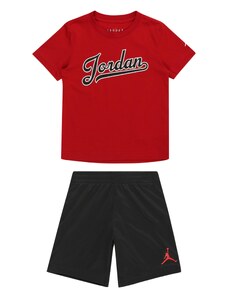 Jordan Komplet 'FLIGHT' vatreno crvena / crna / bijela
