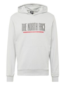 THE NORTH FACE Sweater majica 'EST 1966' svijetlosiva / tamo siva / crvena / bijela
