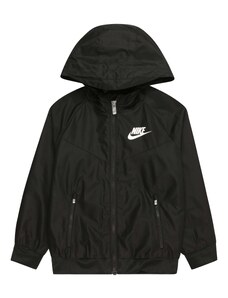 Nike Sportswear Prijelazna jakna 'WINDRUNNER' crna / bijela
