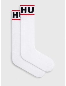 Čarape HUGO 2-pack za muškarce, boja: bijela