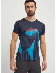 Sportska majica kratkih rukava LA Sportiva Comp boja: tamno plava, s tiskom, F38643614