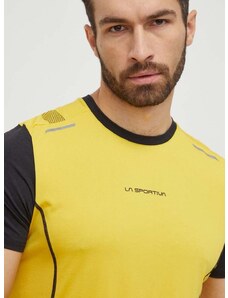Sportska majica kratkih rukava LA Sportiva Tracer boja: žuta, s uzorkom, P71100999