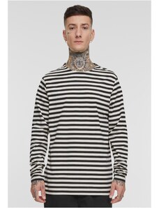 UC Men Men's T-shirt Regular Stripe LS - white/black