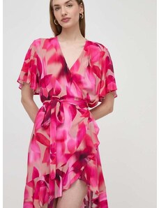 Haljina Liu Jo boja: ružičasta, mini, širi se prema dolje