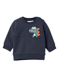 NAME IT Sweater majica 'DIEGO' mornarsko plava / zelena / narančasta / bijela