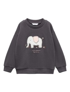 MANGO KIDS Sweater majica 'Dumbi' žuta / antracit siva / roza / bijela