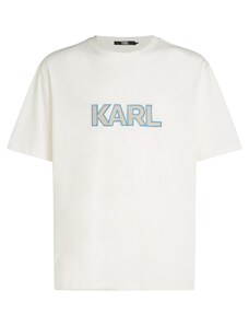 Karl Lagerfeld Majica plava / siva / bijela