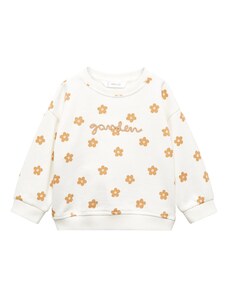 MANGO KIDS Sweater majica 'Garden' bež / oker / bijela melange
