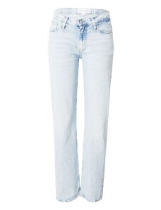 Calvin Klein Jeans Traperice plavi traper / crna / bijela