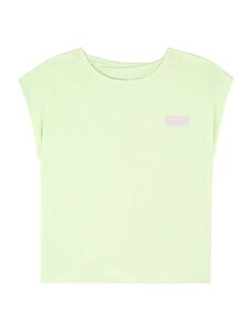 Scalpers Majica pastelno zelena / bijela