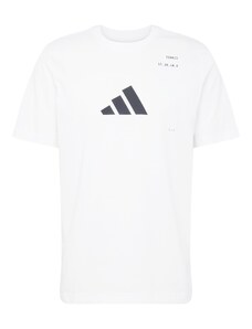 ADIDAS PERFORMANCE Tehnička sportska majica crna / bijela