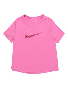 NIKE Tehnička sportska majica 'ONE' roza / crna