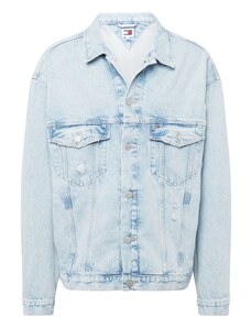 Tommy Jeans Prijelazna jakna 'Aiden' svijetloplava / svijetlocrvena / bijela